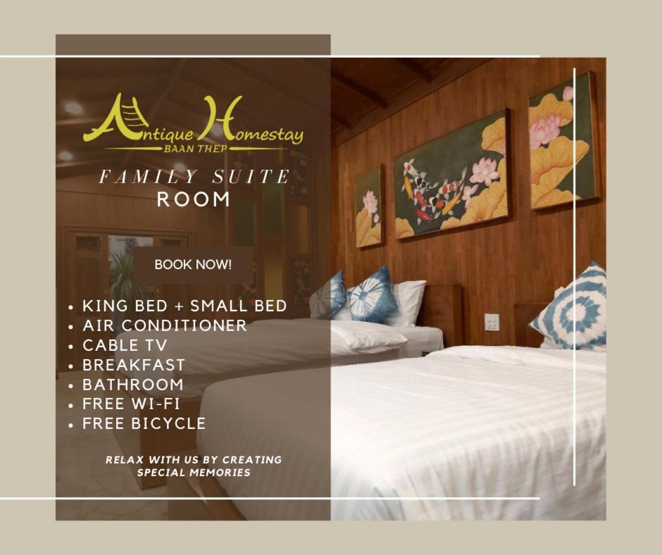 Baanthep Antique Homestay Phrae Exterior foto